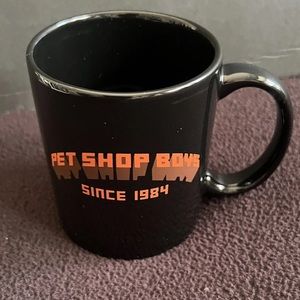 Pet Shop Boys Since 1984 Official Logo Mug Dual Sided Logo NWOT Concert Merch
